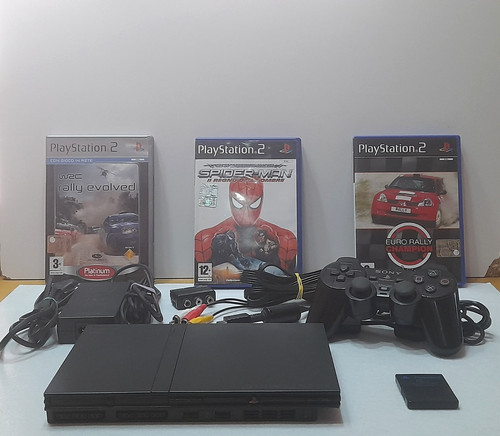 Console sony ps2 slim - console,