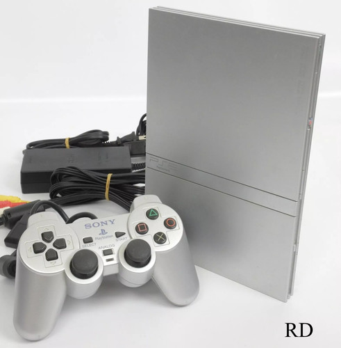 Console ps2 slim silver - ✅console,