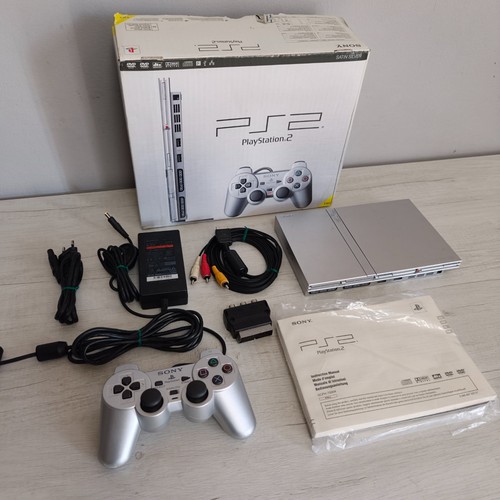 Sony ps2 slim satin silver - ps2,