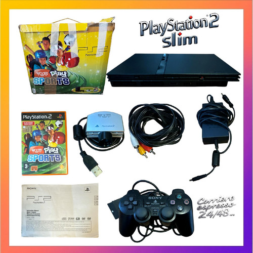 Console playstation ps2 slim - playstation, 2