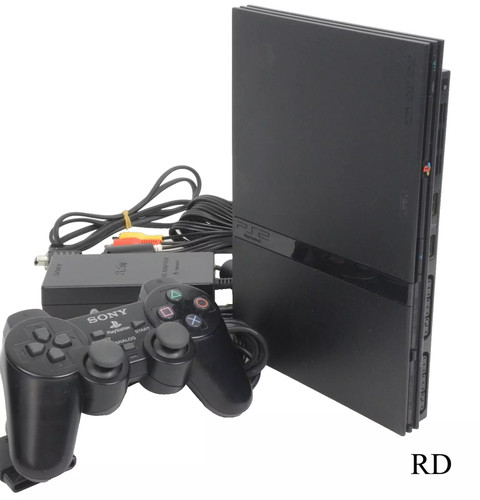 Console ps2 slim nera - slim, completa