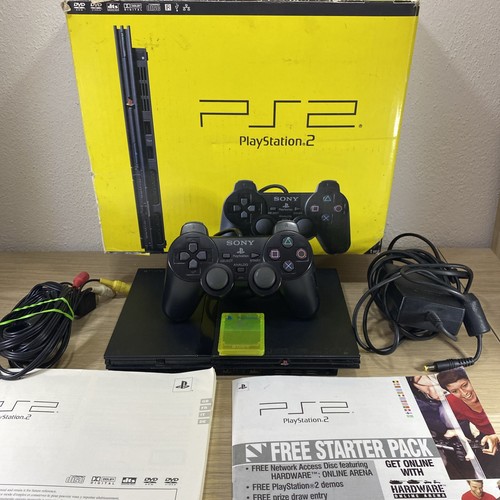 Ps2 slim nera scph - ps2,