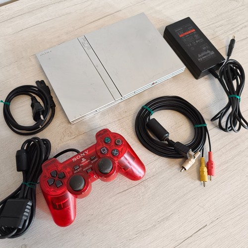 Sony ps2 slim silver console - slim,